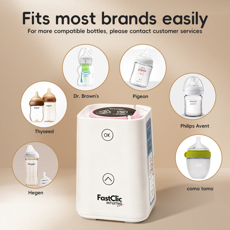 Intuitno Fastclic 5.0 Portable Baby Milk Warmer/Accurate temp/Keep Milk Nutrition/Chargeable